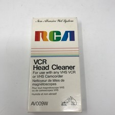 Vintage RCA VCR Head Cleaner AV009W Non-abrasive Wet System