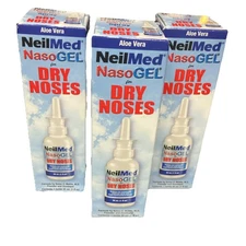 NEILMED 3x NasoGel For Dry Noses Aloe Vera Spray 30-mL Bottle 1-oz Exp 2027 NEW