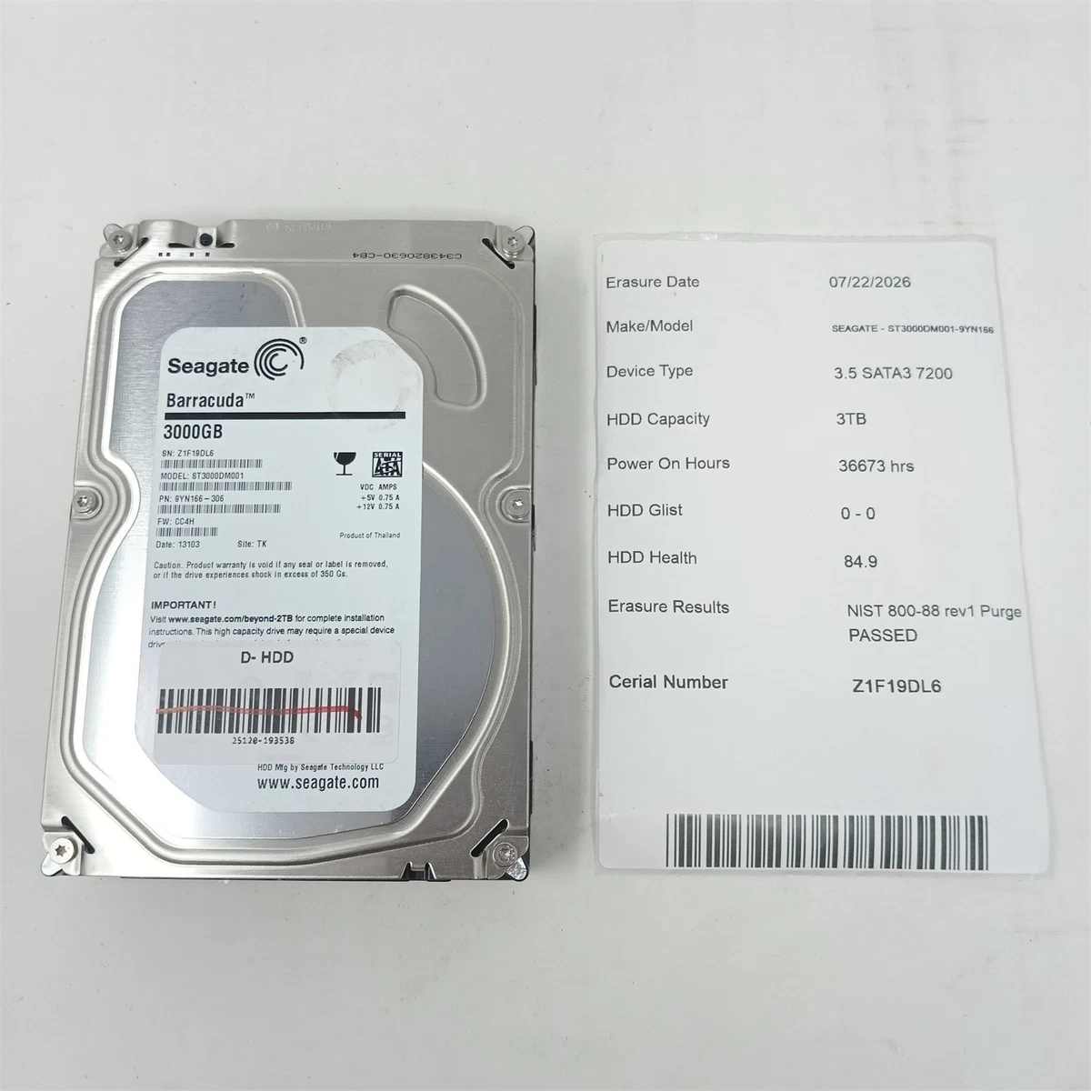 Seagate Barracuda St3000dm001 3tb for sale | eBay