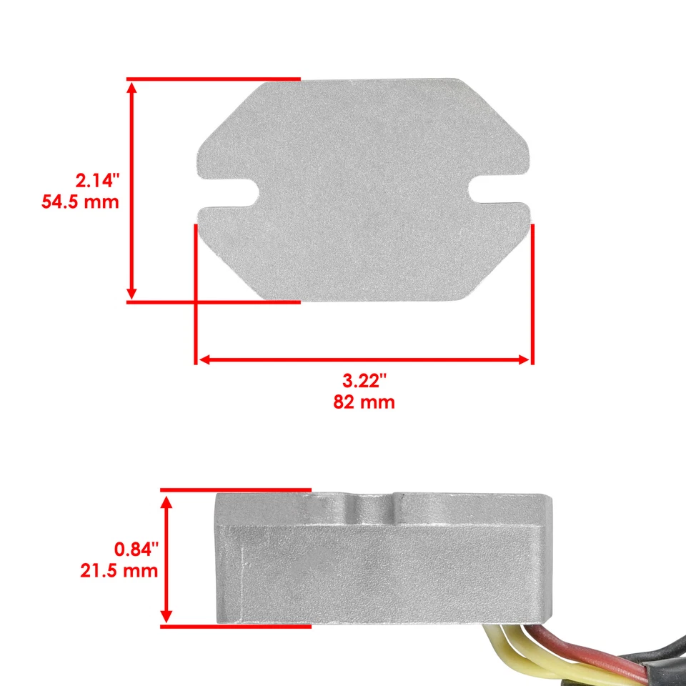 Voltage Regulator for Ski-Doo Formula 500 Deluxe 1997 1998 1999 2000 For Skidoo - Image 2 of 4