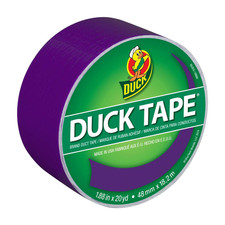 Duck Brand Solid Color Duct Tape: 1.88 in. x 60 ft. Purple 283138