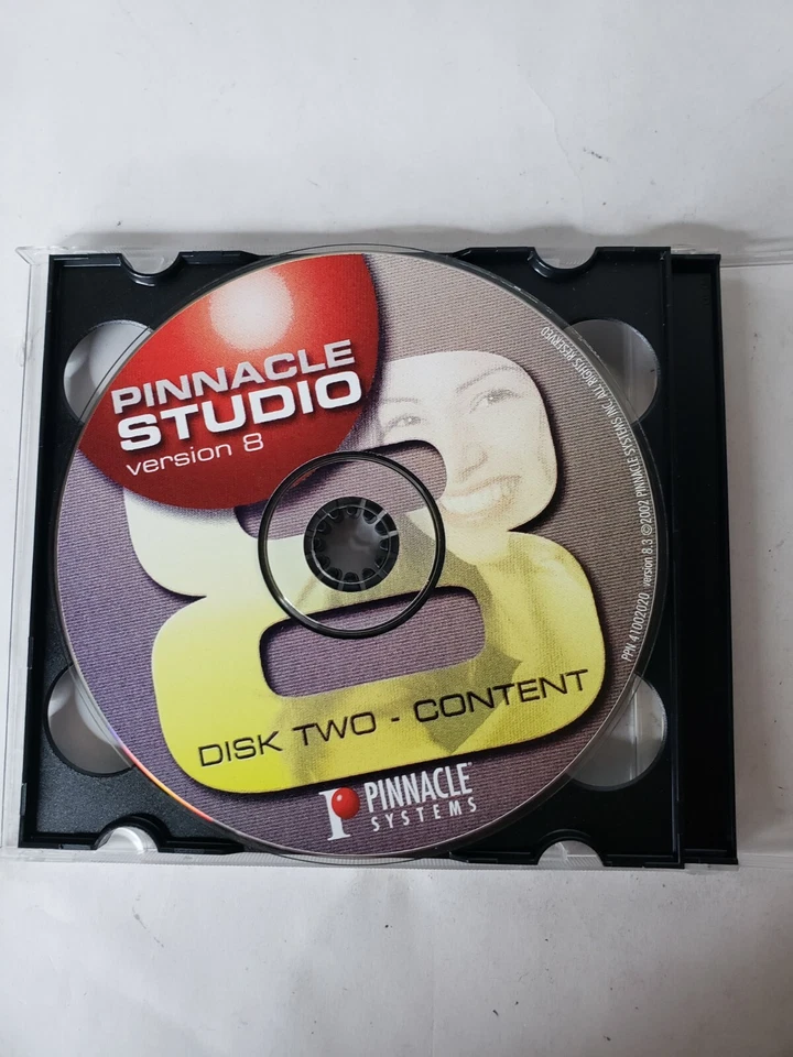 Pinnacle Studio Version 8 Professional Movie Making System 2002, 2 disc set - Image 3 of 4