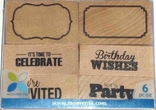 Momenta MIX & MATCH Wood-Mounted Rubber Stamp Sets - CHOOSE ONE! - Bild 4 von 4
