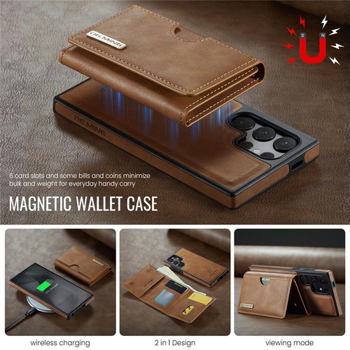Para Samsung S25 S24 S23 S22 S21 Plus Ultra Extraíble Imán Cartera Funda - Imagen 54 de 74