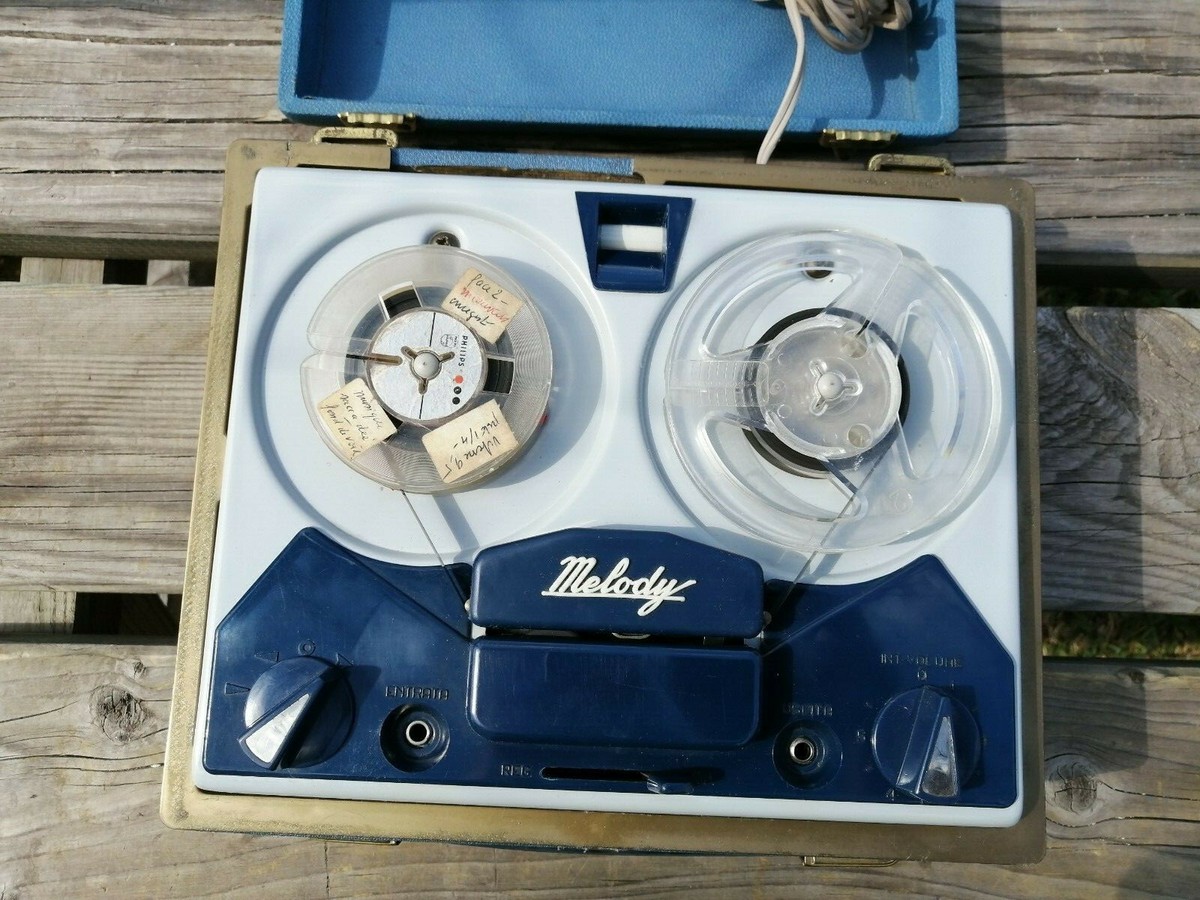 Magnétophone à Bandes MELODY – Tape Recorder Vintage à Lampes – Fonctionne