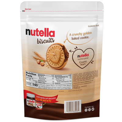 Biscuits, Hazelnut Spread With Cocoa, Sandwich Cookies, 20-Count Bag (Pack of 3)