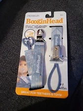 New BooginHead 2 Pack PaciGrip Pacifier Clip Blue Arrows