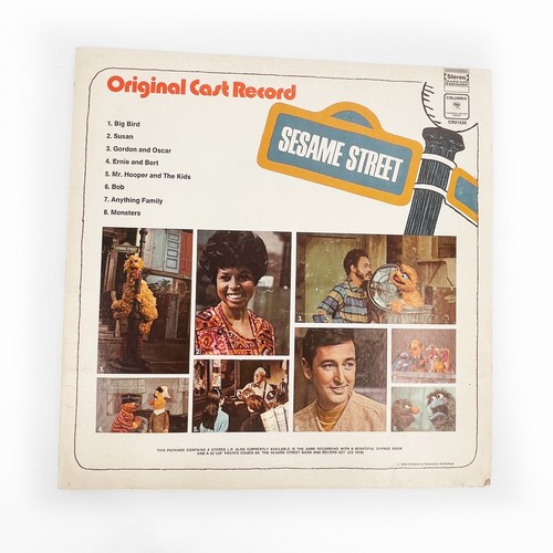 SESAME STREET Original Cast Vintage Vinyl Record Album LP 1970 CTW #21530