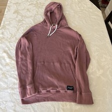Abercrombie Fitch Full Zip Up Hoodie Dark pink Size M