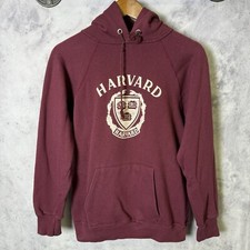Vintage 80s Champion Harvard Hoodie Sweatshirt Adult Large 19x24 USA