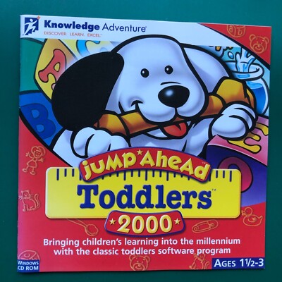 JUMP AHEAD 2000 TODDLERS CD-ROM Pre-Reading Language Number