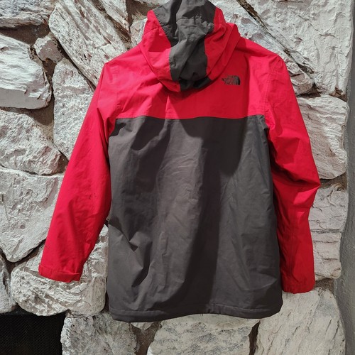 NORTH FACE Boys' Boundary Triclimate 3-in-1 Waterproof Jacket, Red/Black L 14/16 - Picture 4 of 15