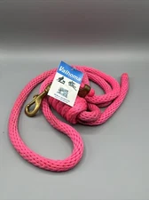 New! Valhoma 10' Foot Pink POLY LEAD ROPE With Brass Bolt Snap Horse Training