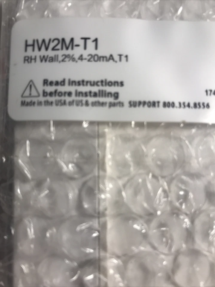 Schneider Electric RH Wall Sensor HW2M-T1 , Sensor Is New In Package - Image 2 of 4