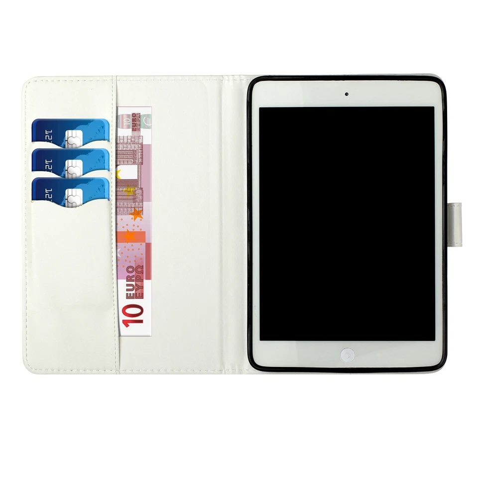 For iPad 7th Gen 10.2"/5/6th/Air/Pro/Mini Pattern Leather Smart Stand Case Cover - Image 4 of 4