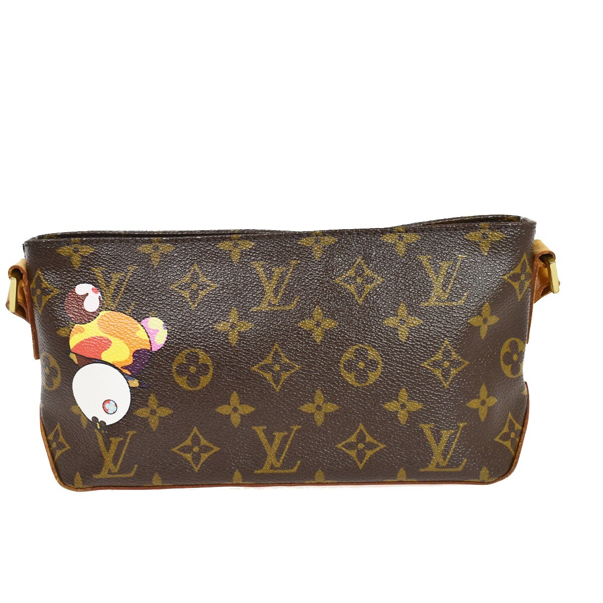 Buy Louis Vuitton Trotteur Shoulder Bag Brown Leather online