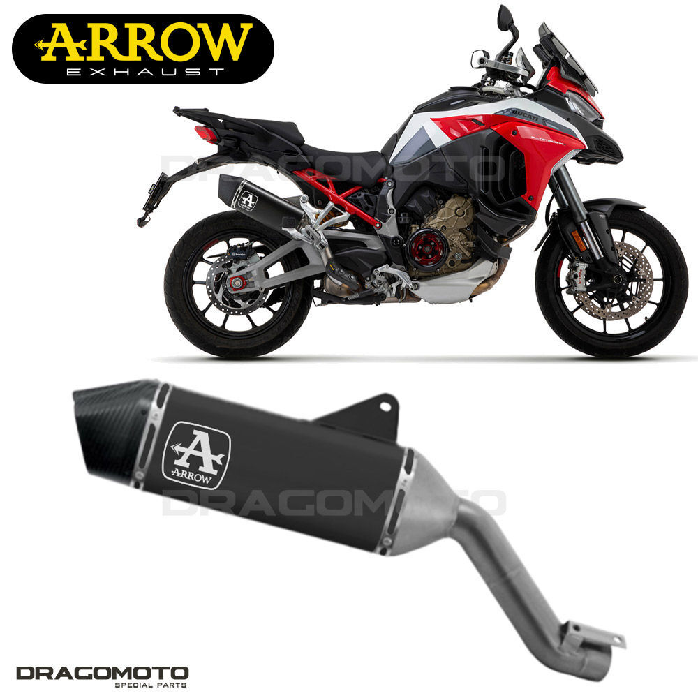 Exhaust DUCATI MULTISTRADA V4 1100 2023 ARROW Black Titanium CC