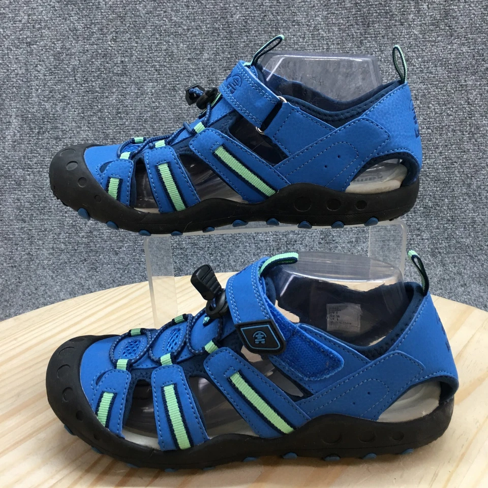 Kamik Sandals Youth 6 Boys Crab Closed Toe Sporty Fisherman Flats Blue Comfort - Image 2 of 4