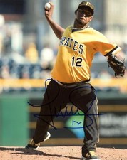 JUAN NICASIO PITTSBURGH PIRATES SIGNED AUTOGRAPHED #12 8X10 PHOTO W/COA 