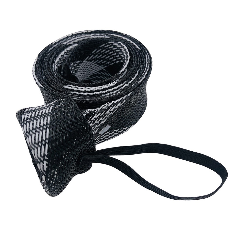 Dioche Angelruten Schutzhülle + Haltegurt - Neopren, Schwarz, Für Ruten & Führungsringe