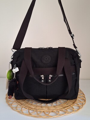 NWT Kipling Klara Crossbody, Black Tonal