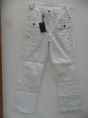 B.C. Best Connections-sportliche Damen Hose-Jeans-weiß-Gr. 18-Kurzgröße 36-neu!