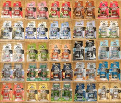 2 Yankee Candle Ultimate Car Jar Air Freshener Odor Neutralizing You choose set