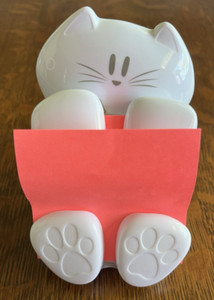 Post-it Pop-Up Note Dispenser Cat Shape 3 x 3 White CAT330 No Box