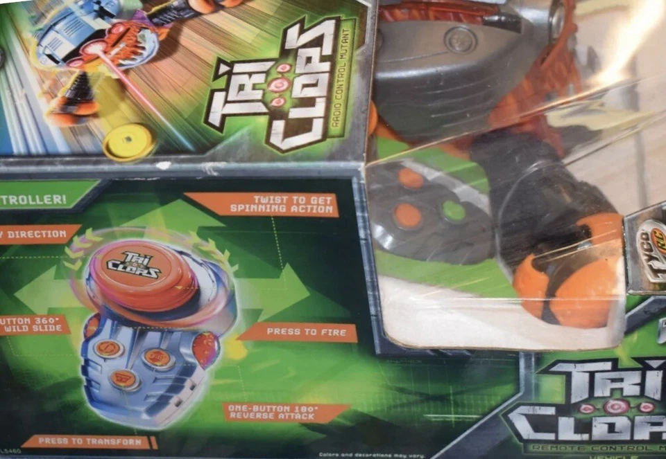 Mattel Tyco Tri Clops Orange Radio Control Mutant Vehicle Transform Toy 2007 NIB - Image 3 of 4