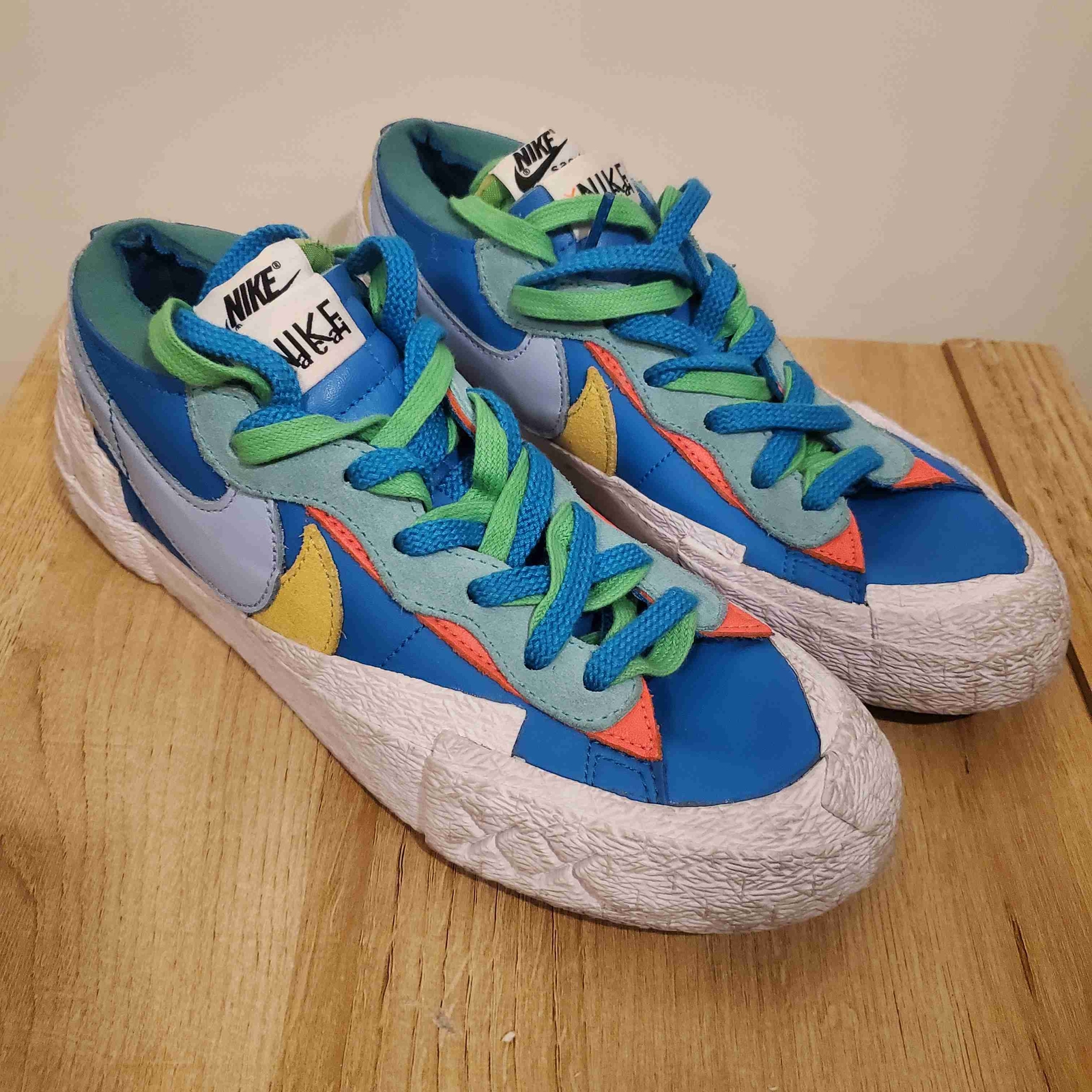 SACAI X NIKE Nike x Sacai x Kaws Blazer Sneaker Bassa Blu Nettuno Uomo Taglia 7 5 Donna S 9 5