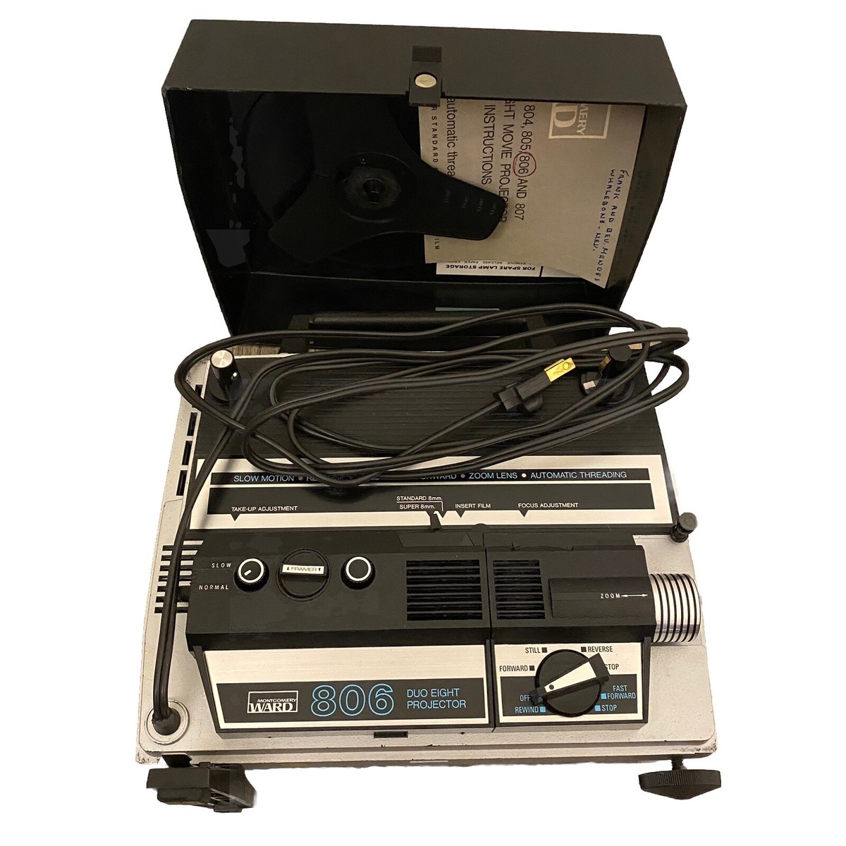 Vintage Montgomery Wards 809 Duo 8 Movie Film Projector | eBay