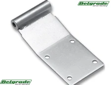 Fruehauf Style 4-Hole Door Hinge Stamped Steel Zinc Plated 8.25 X 4