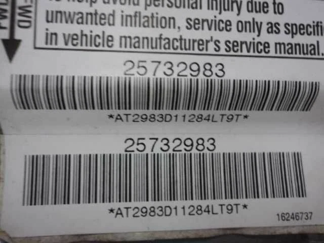 Módulo de bolsa para porta frontal L ou R 16209116 compatível com 97-99 Cadillac Deville B68-122653 - Imagem 2 de 4