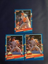 1991 Donruss # BC-3 # 89 NOLAN RYAN Highlights Base Lot 3 Texas Rangers HOT $$