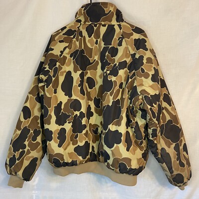Vintage Columbia Duck Camo Reversible Jacket Insulated Thinsulate