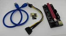 2 KITS PCE164P-N08 VER009S PCI-E 1X TO 16X RISER FOR VIDEO CARD/GRAPHICS CARD