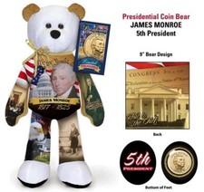 James Monroe Dollar Coin bear 5 in current series of 36