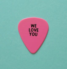 SUPER RARE: Eric Clapton Tour Guitar Pick E.C. WAS HERE/ WE LOVE YOU pick