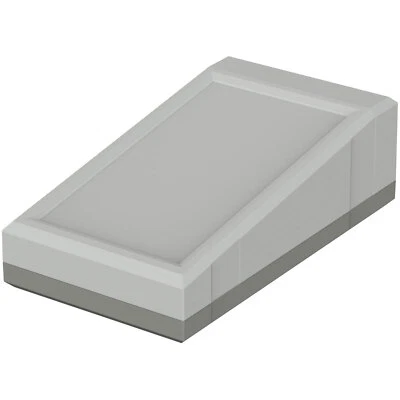 BOPLA 32206010 Élégant Boîtier De Bureau Polystyrène Gris-Blanc/Gris Agate - Photo 1/2