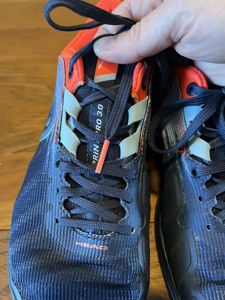 Tenis para cancha de arcilla HEAD Sprint Pro 3.0 azul marino/rojo para hombre talla 7,5 Foto 4 de 4