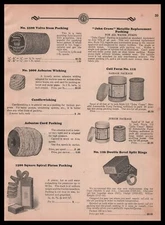 1931 John Crane Metallic Replacement Packing Double Bevel Split Rings Print Ad