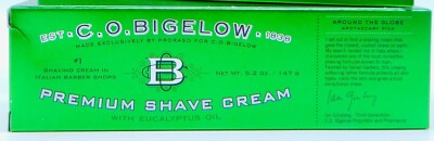 BATH & BODY WORKS C.O.BIGELOW 1838 PREMIUM SHAVE CREAM MEN'S COLLECTION 5.2oz 
