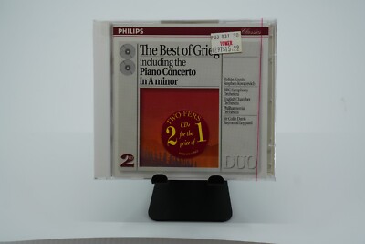 The Best of Grieg including Piano Concerto in A Minor - 2 CD 1993 LN/EX CD65