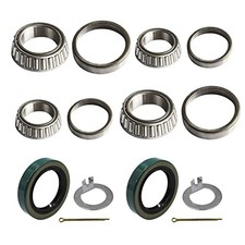 Set of 2 Trailer Axle Bearing Kit w/1.719'' Seals 84 Spind L44649 L68149