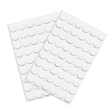 Self-Adhesive Screw Hole Stickers PVC Cover Caps Dustproof for Wooden White