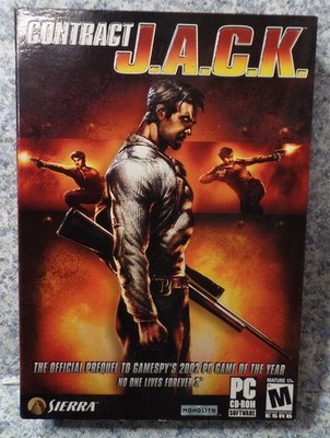 Video Game PC Contract J.A.C.K. Jack NEW SEALED Box