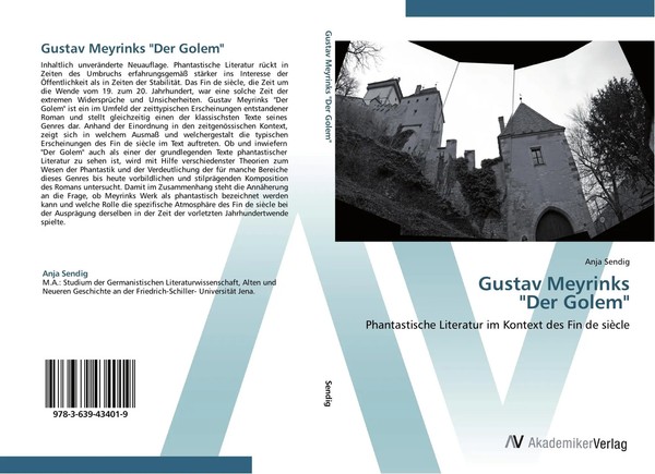 Gustav Meyrinks Der Golem Phantastische Literatur Im Kontext Des Fin De SièCle-image