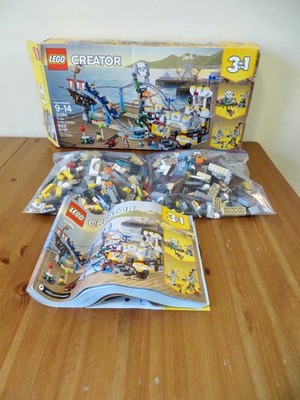 LEGO 31084 Creator Pirate Roller Coaster 3-In-1 Building Set - 99% Complete - MM
