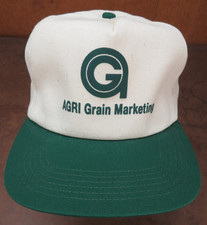 VTG AGRI Grain Marketing Green White K-Product USA trucker cap hat