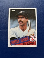 1985 Topps Bill Buckner #65 Boston Red Sox Free Shipping